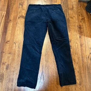 Polo Ralph Lauren Mens 38x32 Stretch Classic Fit Corduroy‎ Pants Navy Blue new